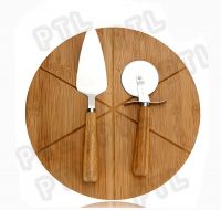 3-piece cheese set(spatula & knife &cutting board) 