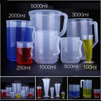pp plastic beaker cups without handle graduated plastic measuring beaker with handle