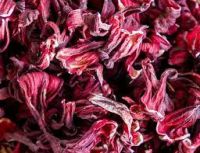 Dried Red Hibiscus Flowers