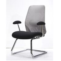 Fashion design best quality metal tube office chair with fabric mesh upholstered