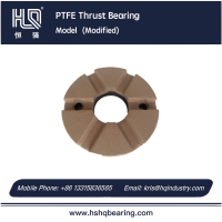 Modified PTFE thrust bearing