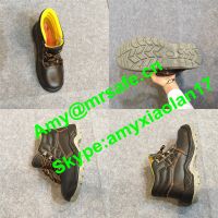PU injection outsole steel toe cap safety worker shoes