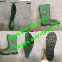 PVC gum boots CE EN 20 345 Industrial safety boots Wellington boots