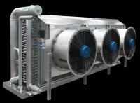 ammonia blast freezing evaporative air cooler for meat cold room