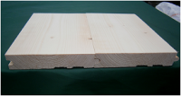 Floor board AB from pine or spruce