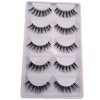 5 Pairs Natural Look Eye Lash Eyelashes Extension 