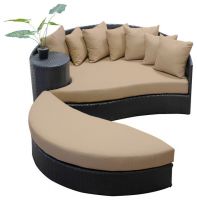 Weather Outdoor Patio Garden Sofas with Cushions HZ011