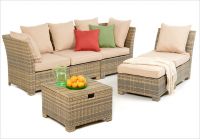 Weather Outdoor Patio Garden Sofas with Cushions HZ008
