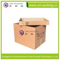 Heavy duty corrugated shipping packaging carton box