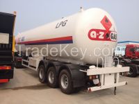 carbon steel Q370R 25tons 60000Liters LPG trailer