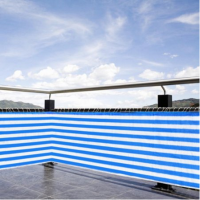 0.9x4.9m 100% New Hdpe Sun Shade Sail Net With Straight Edge Alu Eyelet Balcony Fence Net With Rope For Balcony 