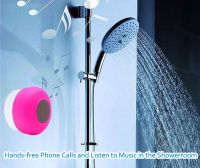 Bluetooth Water Resistant Shower Speaker With Sucker