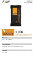 Lecker Block - Compound Chocolate Block