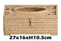 Authentic traiditional style Rattan Tissue box