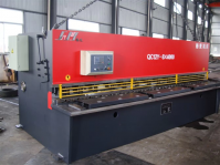 QC12Y 8X4000 Cutting the steel plate machine, Hydraulic Swing Beam Shearing Machine