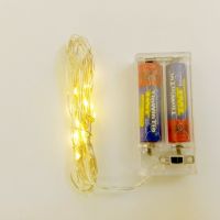 20 Bulb Warm White Decoration String Light Cable Lamp Battery