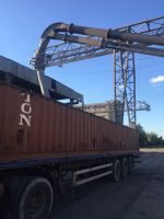 Corn flour in packets by sea container