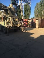 Wheat grains in sea container