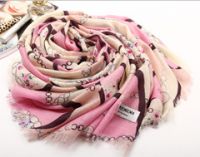 top quality custom digital printed wool scarf