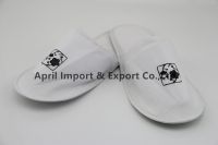 Hotel disposable non-woven slippers with customzied logo