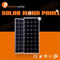 Felicity high efficiency 100W monocrytalline silicon solar panel