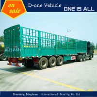 Factory price 40-60 ton cargo trailer heavy duty truck body