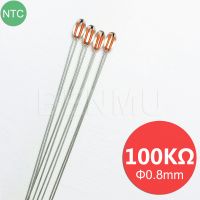 MGB08 100K 1% 3950 with 0.8mm glass bead Small NTC Thermistor thermal resistor in Heater+solar+3D printer High temperature