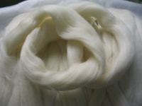 wool tops, natural white color 