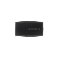 USB Bluetooth Audio Music Call Receiver Adapter 3.5mm Output + FM for Car Home Stereo - Black