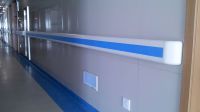 140mm PVC hospital handrail crash rail wall protection anti bacterial
