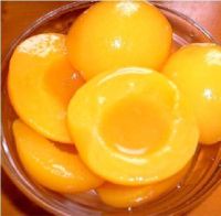 canned  peaches halves