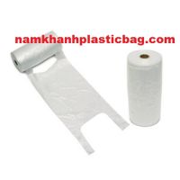 HDPE clear bag on roll frozen shopping 