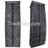 dual 12 inch woofer professional loudspeaker line array system audio