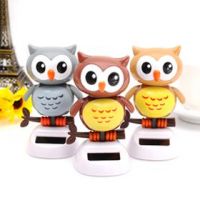 Solar Powered Dancing Owl-brown   (colors May Vary)