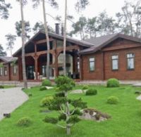 Wooden houses and villas from pine Prefabricated House from factory