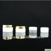 A-G series 3g 5g 10g 15g PP jar with gold cap for cosmetic
