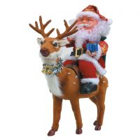 Christmas Santa Claus With Deer Sled (HNS-C001)