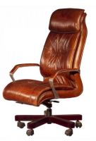 vintage leather office chair
