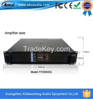 power audio amplifier fp20000q   2200w*4  with three years warranty
