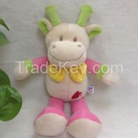 Good Quality Farm Animal Soft Toy Stuffed Plush Cow Toy On Sale