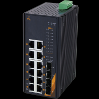 16-Port Industrial Gigabit PoE+ Ethernet Switch (PG2-1604-SFP)
