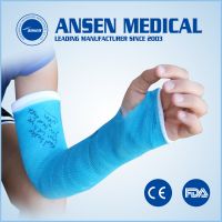 CE certificated medical fracture bandage cast orthopedic fiberglass fabric casting tape