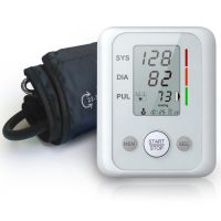Health medical device blood pressure monitor LCD screen upper arm cuff  heartbeat monitor