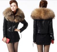 Ladies Fur Leather Jacket