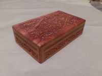 Wooden carved boxes