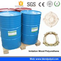 Polyurethane Isocyanate And Polyol Imitation Wood Foam For Furniture Pillar