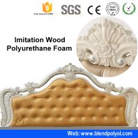 Polyurethane Isocyanate And Polyol Imitation Wood Foam For Furniture Pillar