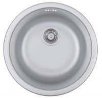 K43,5 Stainless Steel 304BA Inset Kitchen Sink