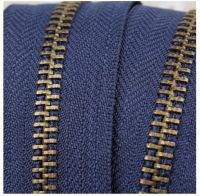 Bronze Metal Zipper in big teeth