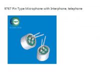 9767 Pin Type Microphone with Interphone, telephone